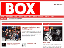 Tablet Screenshot of box-magazin.com